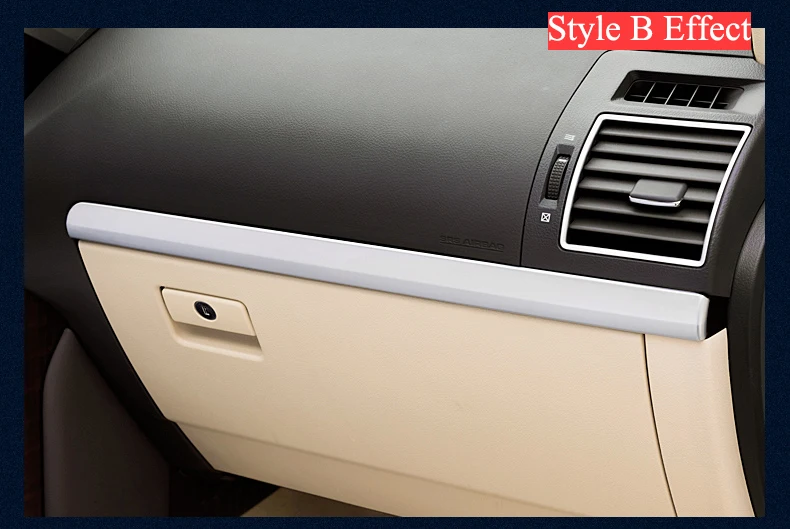 Для Toyota Land Cruiser Prado FJ150 LHD 2010 до интерьер приборной панели средняя панель центр управления бардачок крышка наклейка отделка
