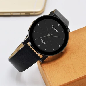 Женские часы, брендовые, модные, роскошные, кожаные, женские, черные, новые, качество, под платье, женские часы, женский браслет, reloj mujer