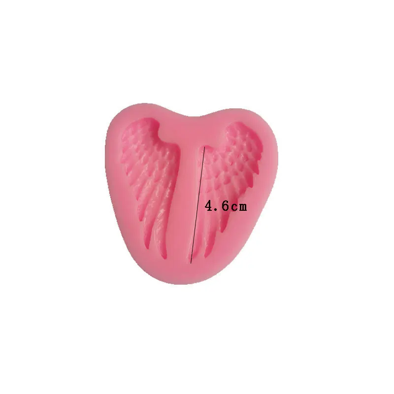 Ангел крылья торт плесень запеченные силикагеля инструменты ручной работы мыло