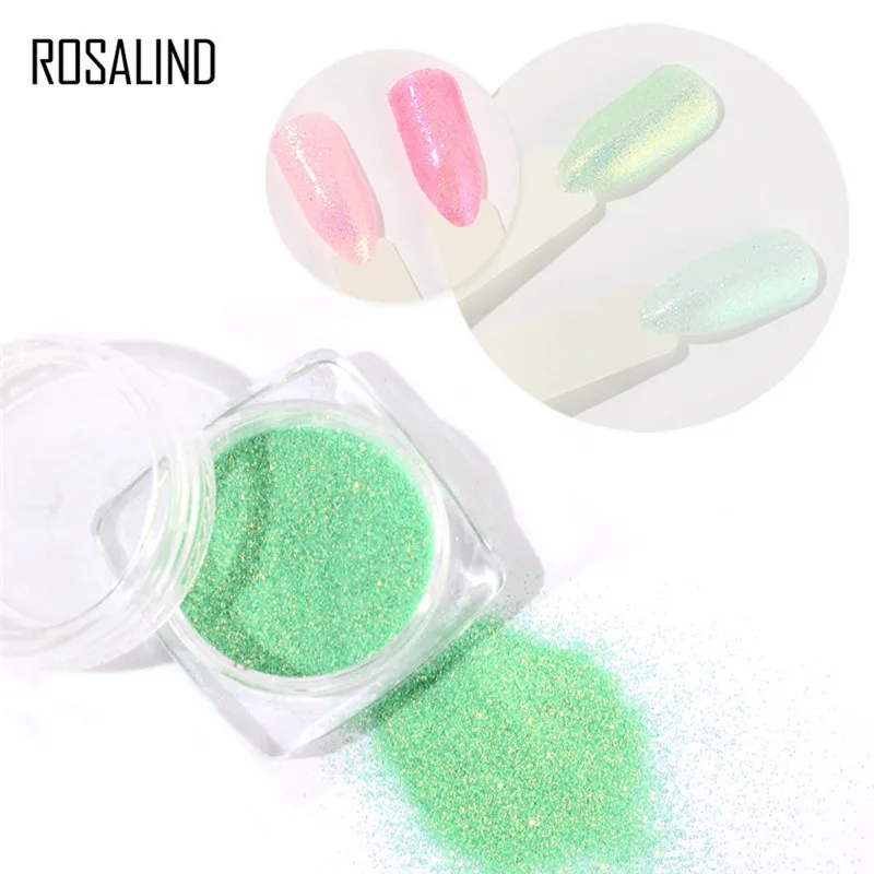 Rosalind 1 г конфетного цвета пудра с эффектом блеска DIY голографическое искусство