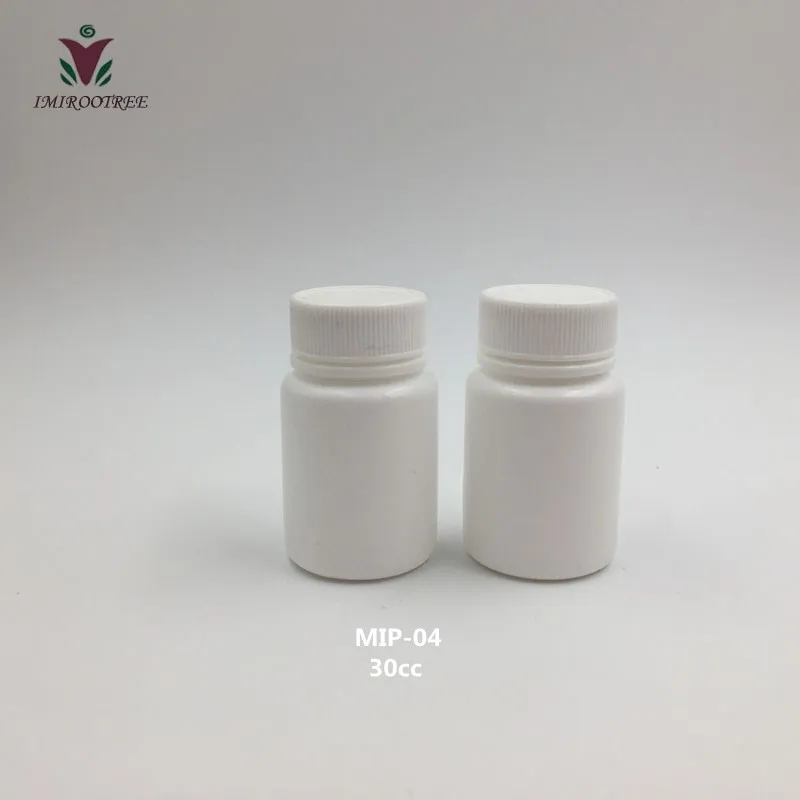 Лидер продаж пластиковая медицинская бутылка 30cc HDPE с герметичной крышкой для
