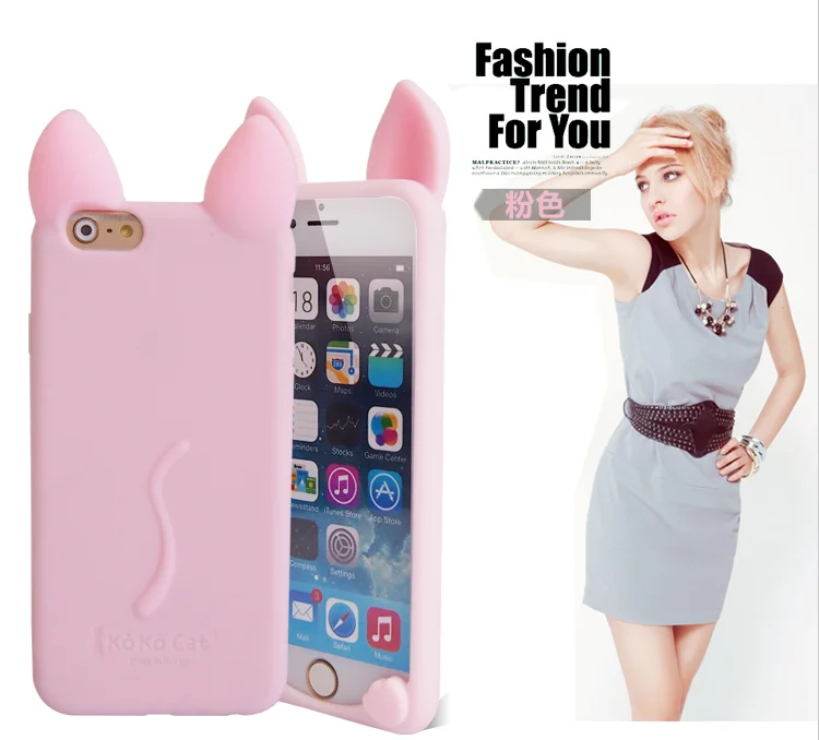 Новый Модный 3D мультяшный Мягкий силиконовый чехол для IPhone X 8 7 6 6S Plus 5 5S SE 4 4S