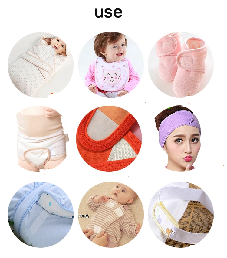 

2Rolls/set 5cm*2M Magic Tape Soft Loops Hooks Thin Baby Diaper Sew-on DIY Adhesive Fastener Clothing Sewing Accessories No Glue