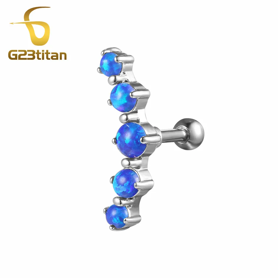 Ear Tragus G23titan, Крутое мужское кольцо для пирсинга, серьги для ушей, кольца с кристаллами, серьги для пирсинга, аксессуары для мужчин, мужское ювелирное изделие для тела - Окраска металла: Ear Tragus