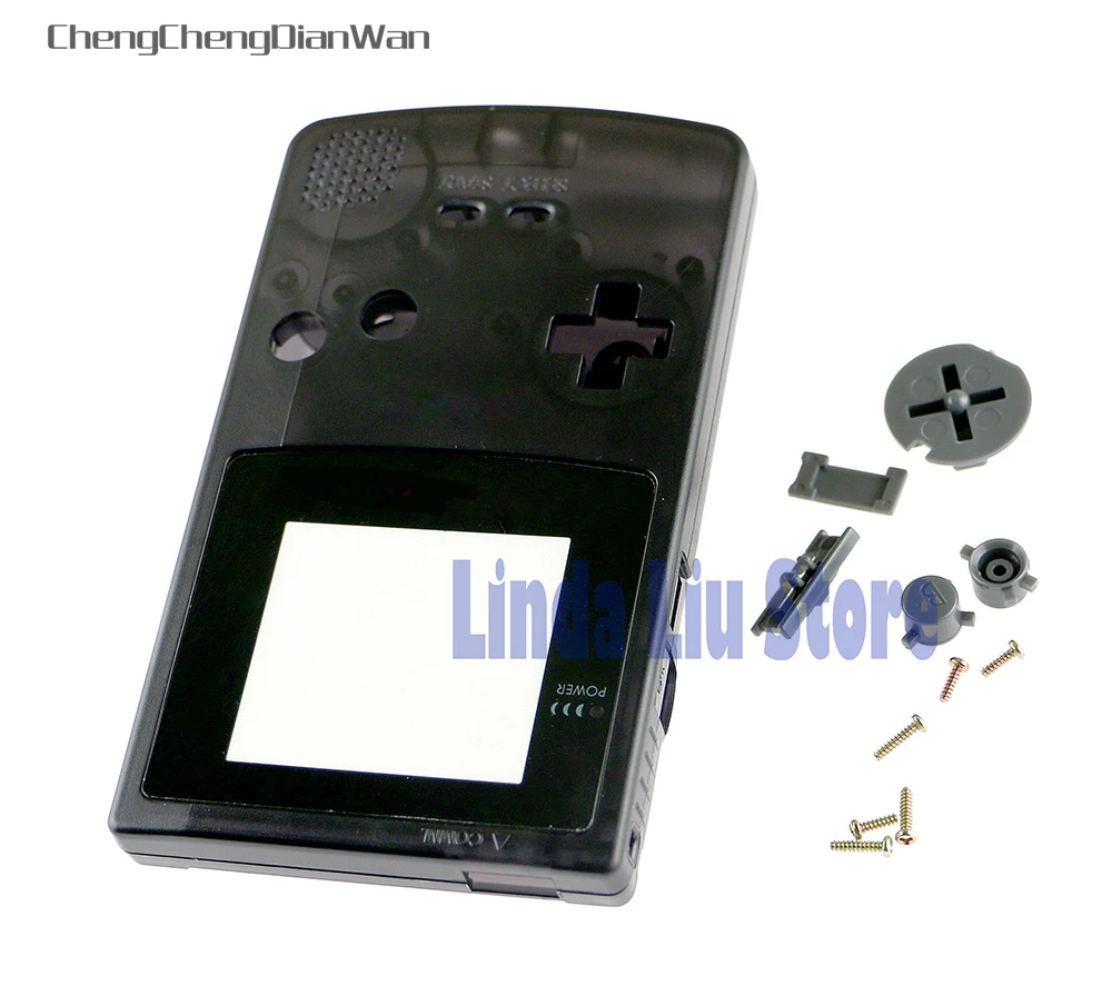 ChengChengDianWan Высокое качество для GBC gameboy Цветной корпус с объективом экрана полной