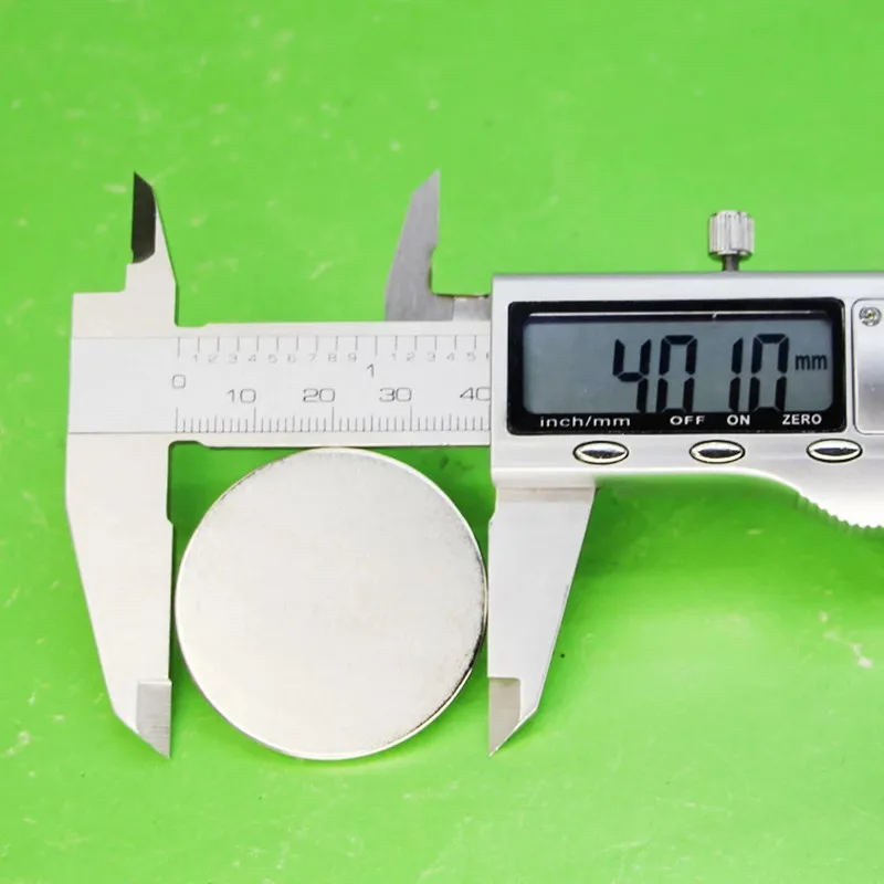 1 шт. Сильный Круглый 40x2 мм N35 постоянный магнит редкоземельный неодимовый Неодим