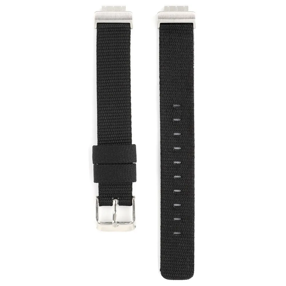 Нейлоновый ремешок для Fitbit Inspire HR Браслет Ремешок Для Inspire HR часы тканевый Браслет замена Смарт часы аксессуар петля - Цвет ремешка: Black