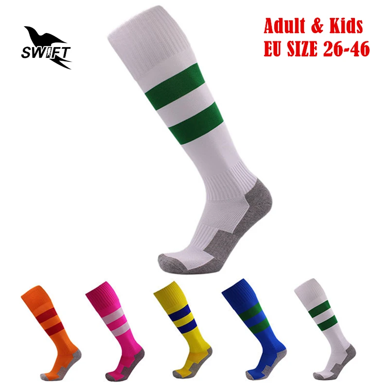 3 пара/лот детские футбольные носки выше колена для мальчиков новые мужские и
