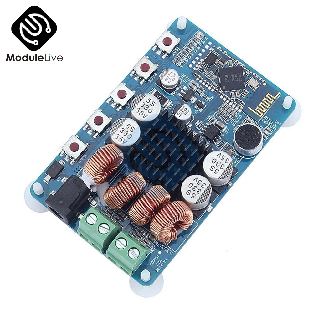 Усилители TPA3116 50 Вт * 2 беспроводной цифровой приемник Плата усилителя Bluetooth 4 0