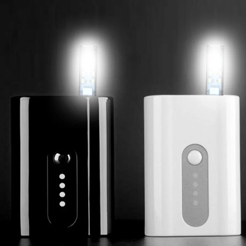 Светодиодный ночной мини светильник с USB двухсторонняя лампа для кемпинга 12