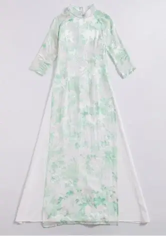 2018 Лето поступление aodai Вьетнам qipao платье для женщин традиционная одежда аозай