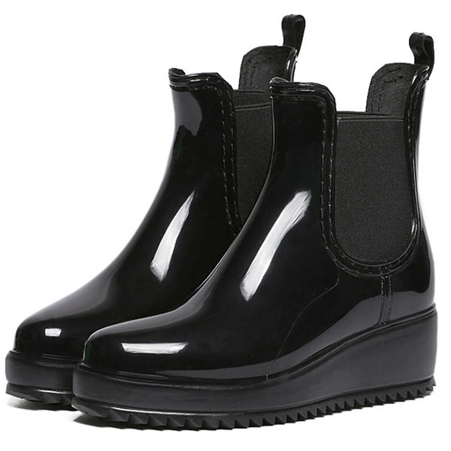 Новинка осенние непромокаемые сапоги женские водонепроницаемые резиновые