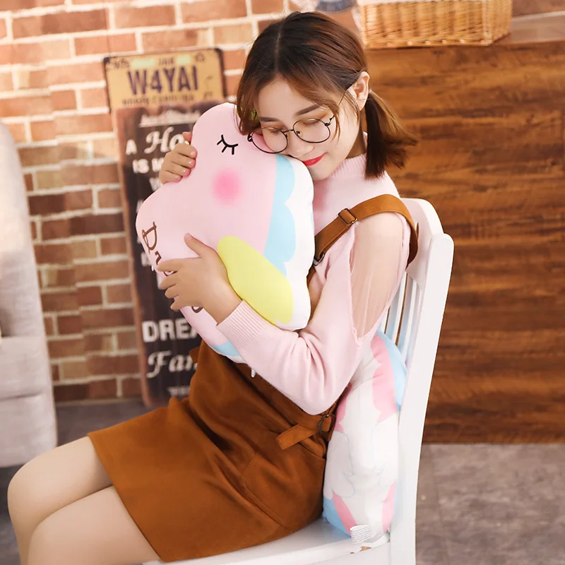 40 см Kawaii единорог плюшевая игрушка мягкая подушка с мороженым кукла в форме