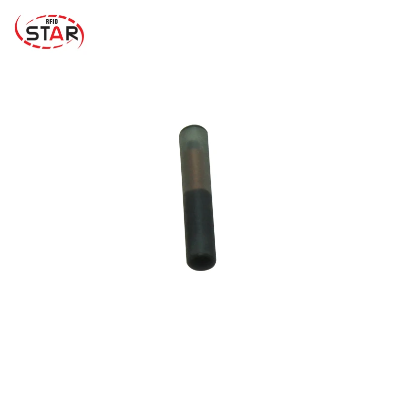 

200pcs 134.2KHz rfid glass tag 2.12*12mm iso FDX-B EM4305 pet chip Animal microchip capsule dog microchip free shipping