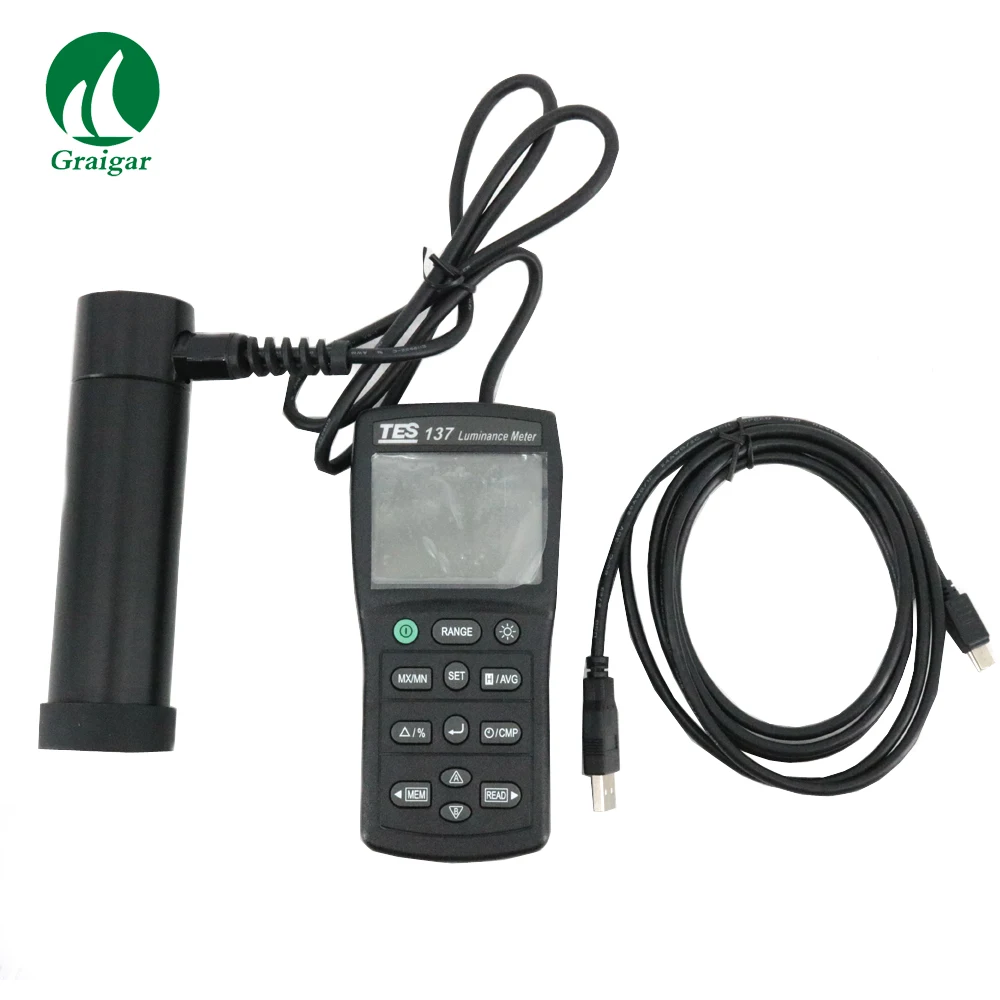 TES-137 прибор для измерения яркости usb-камера с флеш-картой памяти Интерфейс