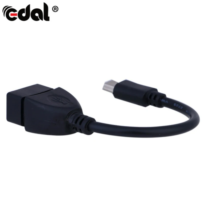 EDAL USB A Женский к Мини B Мужской кабель адаптер 5Pin OTG V3 порт для передачи данных
