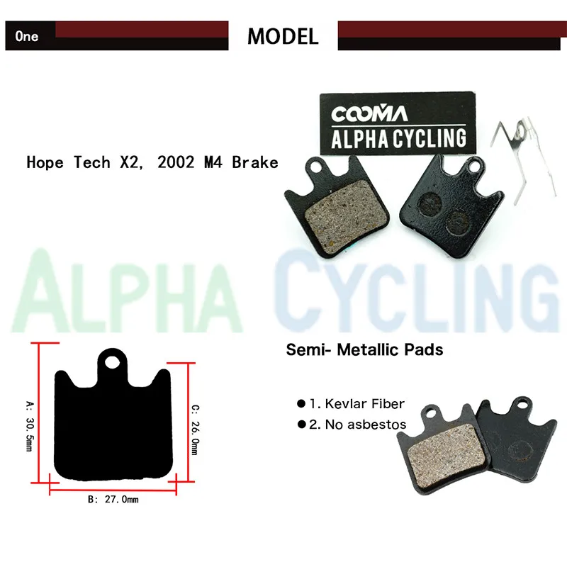 Велосипедные дисковые Тормозные колодки для HOPE X2 V2 4 пары Sport EX Class|bicycle disc brake pads|disc