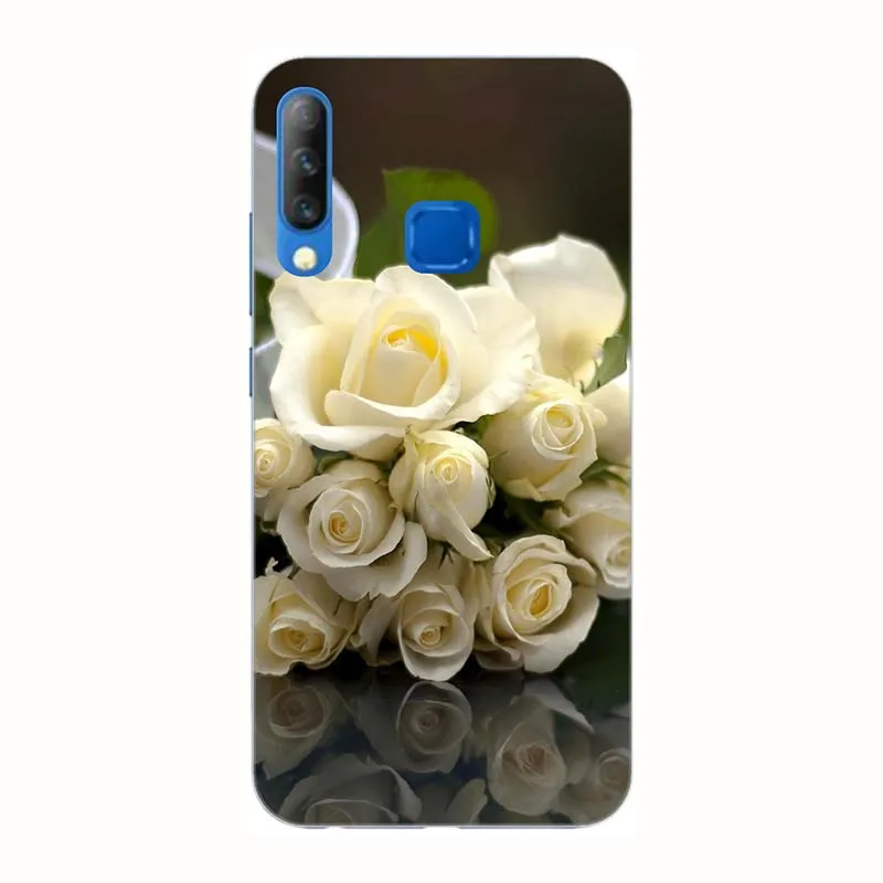 A72 Мягкий чехол для телефона Tecno Camon 11S 6," TPU чехол с принтом на заднюю панель Модный чехол с рисунком розы Fundas Para - Цвет: A72