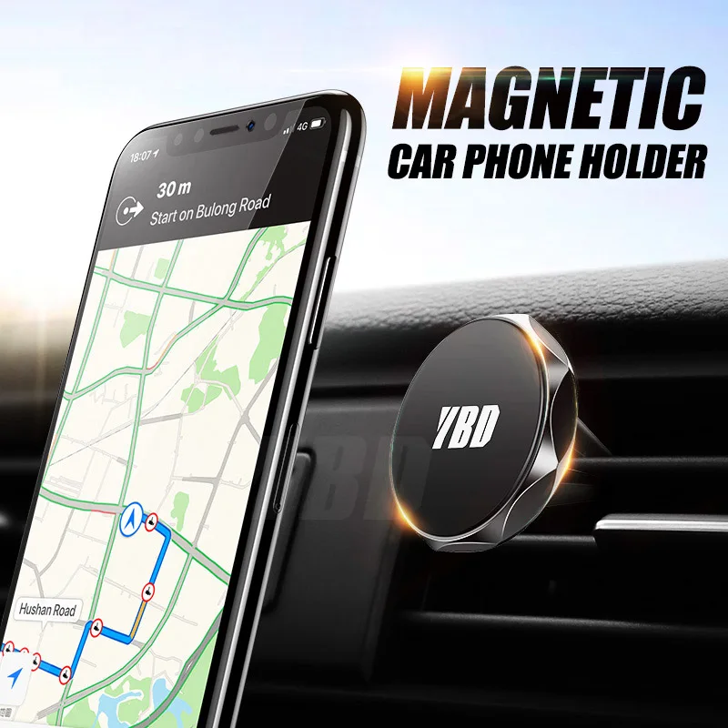 YBD магнитный держатель для телефона в автомобиле GPS с креплением на