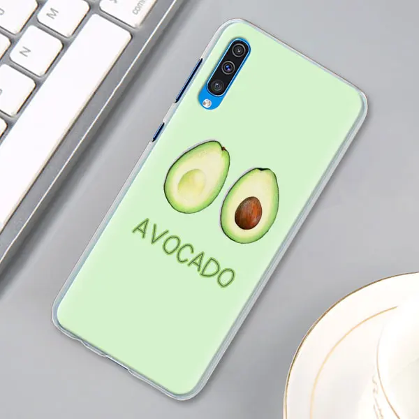 01 Забавный чехол Tumblr avocado для Samsung Galaxy A30 A40 A50 A70 A6 A8 Plus A7 A9 M30 чехол для телефона - Цвет: 01