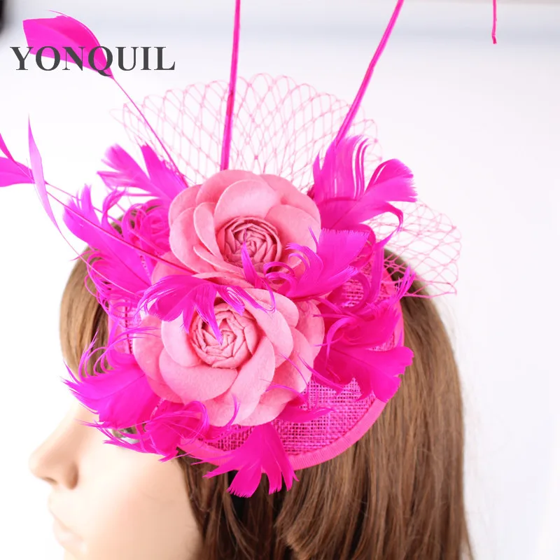 Элегантная женская шляпа для вечеринок головной убор свадебный коктейль OF1541 |