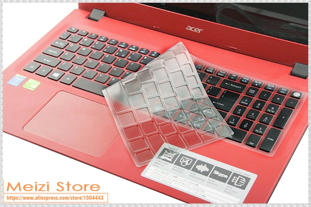 High Clear 15.6'' 17.3'' Tpu Keyboard protector skin Cover guard For Acer Aspire E R S V Nitro 15 15.6 Series also fit 17 17.3 |
