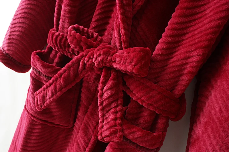 Мужской фланелевый Халат с капюшоном утепленный банный халат из кораллового
