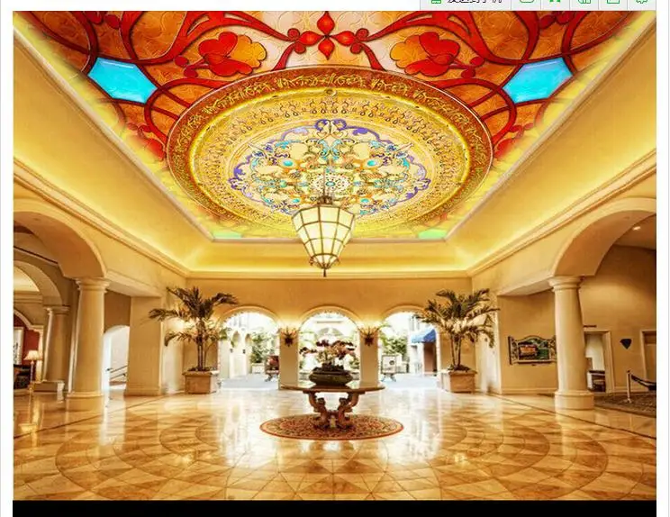 

3d фото обои, 3d потолочные обои, фрески Hd в европейском стиле, топ Зенит, фрески на фоне, украшение для дома