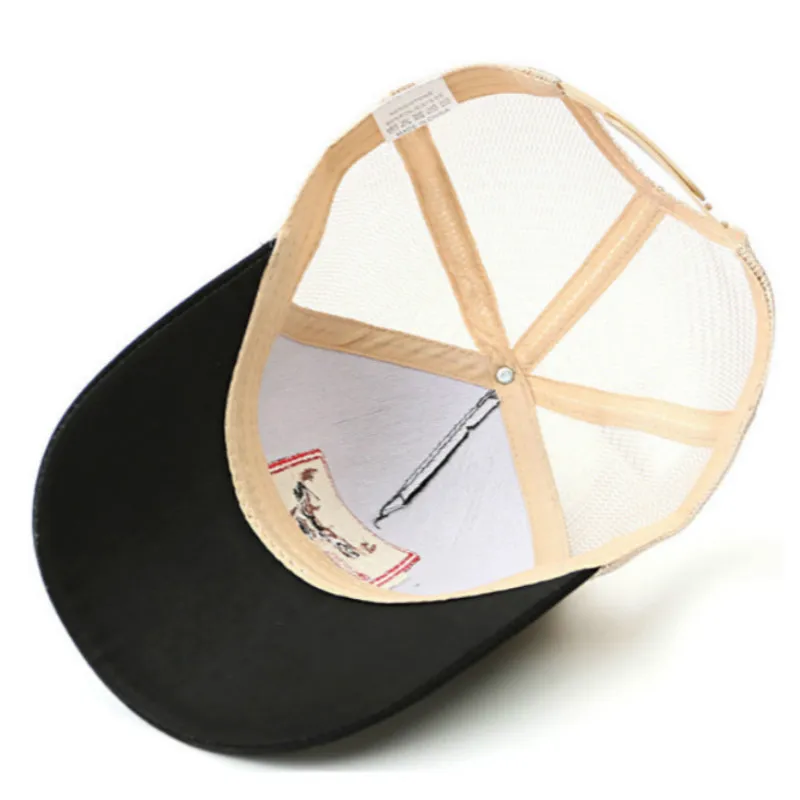

Embroidery Animal Mesh Hat Cap Casual Animal Farm Summer Baseball Cap Breathable Snapback Men Cap Outdoor Sports Trucker Cap