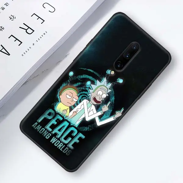 012 Черный чехол s для Oneplus 7 7 Pro 6 6T силиконовый чехол для телефона для Oneplus 7 7Pro Рик и Морти Мягкий чехол из ТПУ Корпус Coque Funda Capa - Цвет: 012