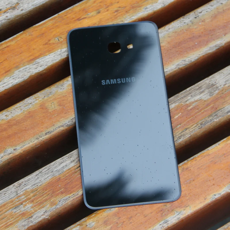 Samsung оригинальная Задняя крышка батареи Корпус для SAMAUNG GALAXY J4 + задняя стеклянная