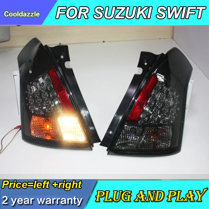 Задний светодиодный фонарь для SUZUKI Swift задний 2006 2007 2008 2009 2010 года с парковочным