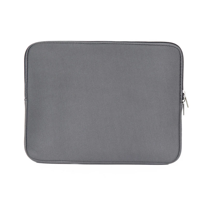 Grey Чехол на молнии для ноутбука Macbook AIR PRO retina 11 12 13 14 15 13,3 15,4 15,6 дюймов для ноутбука Xiaomi lenovo - Цвет: Grey