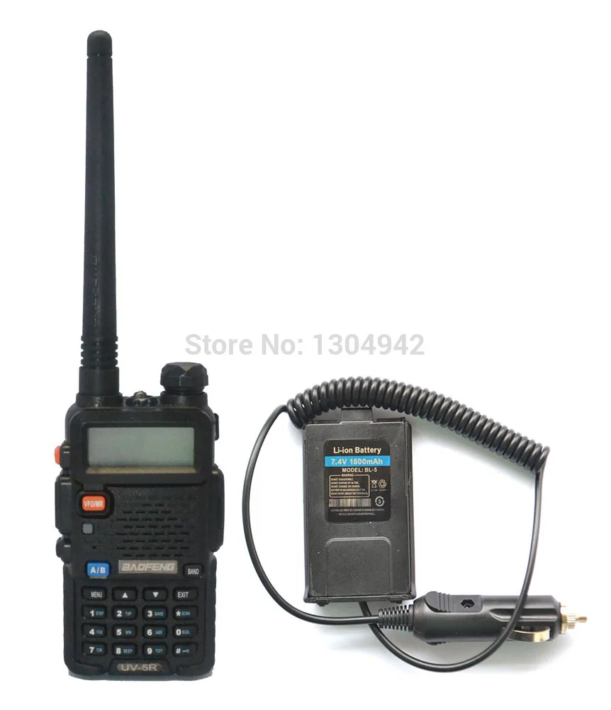Двухдиапазонная рация BAOFENG UV-5R VHF/UHF + оригинальный Избавитель от аккумулятора