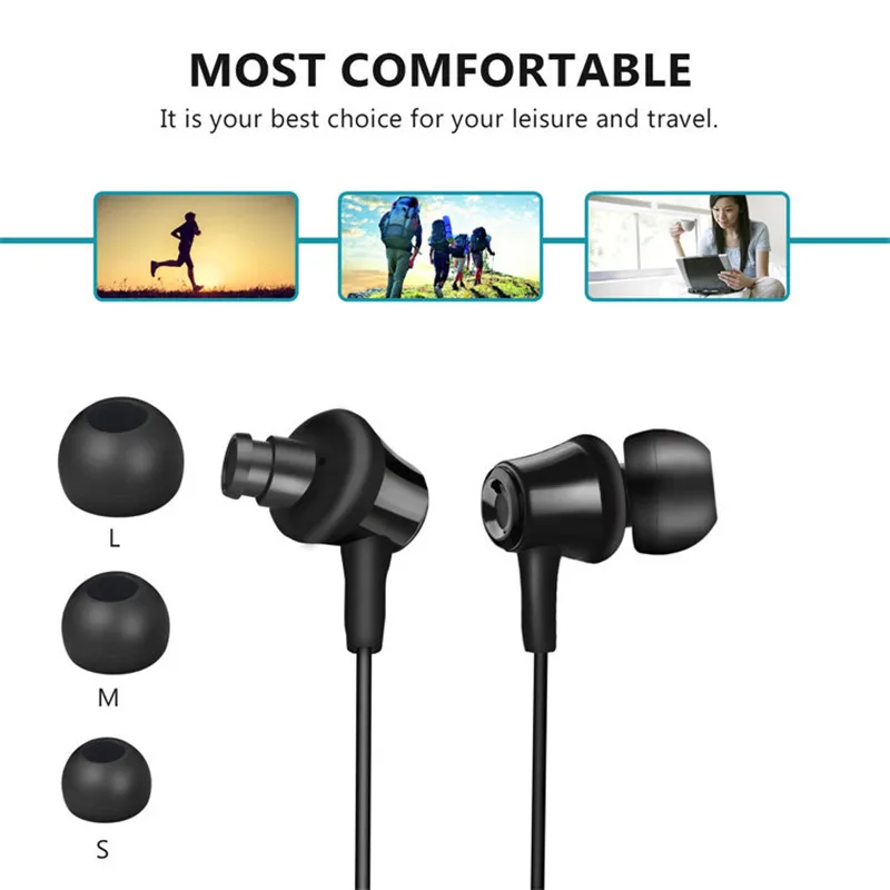 HOTR наклонные проводные наушники с микрофоном стерео супер хорошее качество