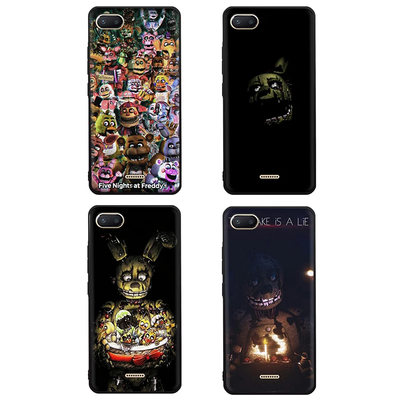 Five Nights At Freddy Silicone Phone Case for Redmi 4A 4X 5 6 A Plus Pro 7 GO Note 4 4X 5 6 7 8 Pro 7A K20 Pro