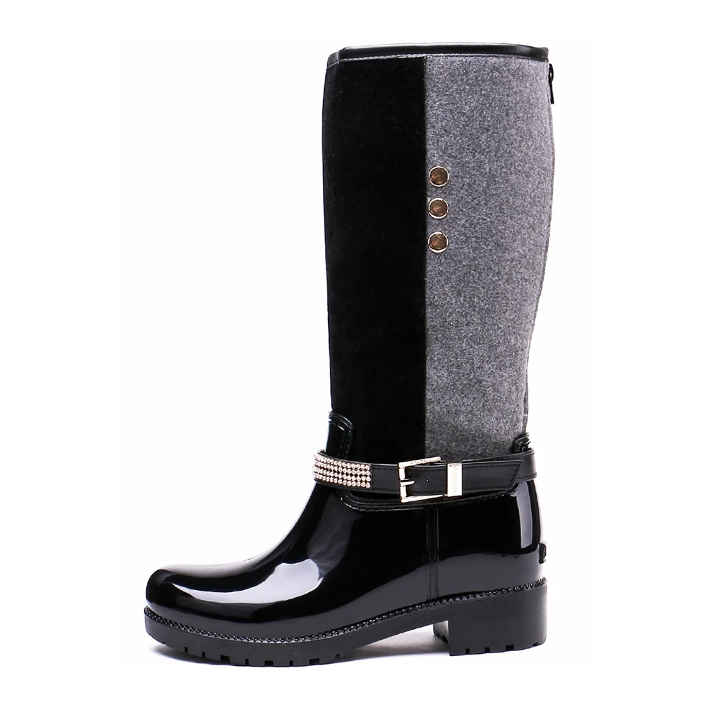 TONGPU двойная Настройка теплые подкладки сапоги для женщин 20 395|waterproof rain boots|rain