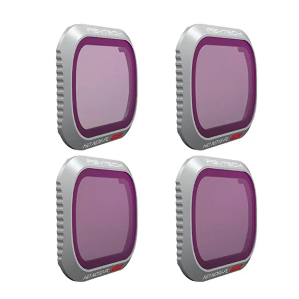 PGYTECH 4 шт. Набор фильтров для ND-PL профессиональная версия ND8/PL ND16/PL ND32/PL ND64/PL фильтр