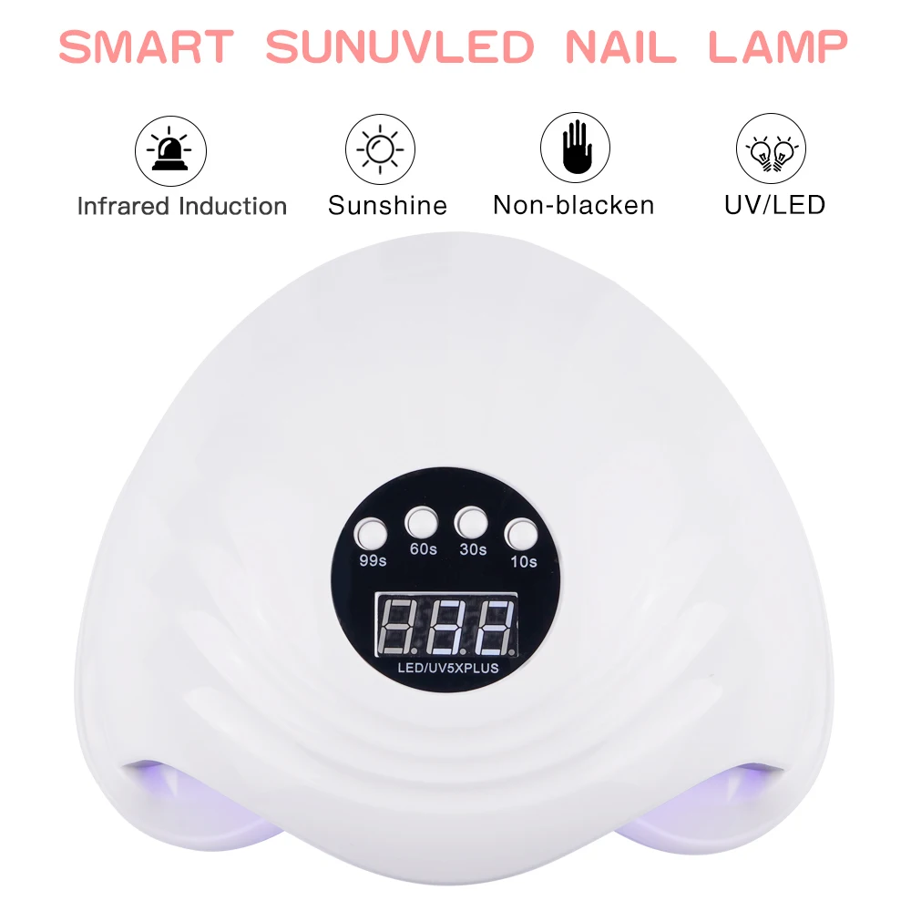 

108W Nail Dryer With 36 LEDs Two Hand Lamp UV Lamp LED Nail Lamp Manicure Curing Nail Gel Polish Auto Sensor Clear Time Display