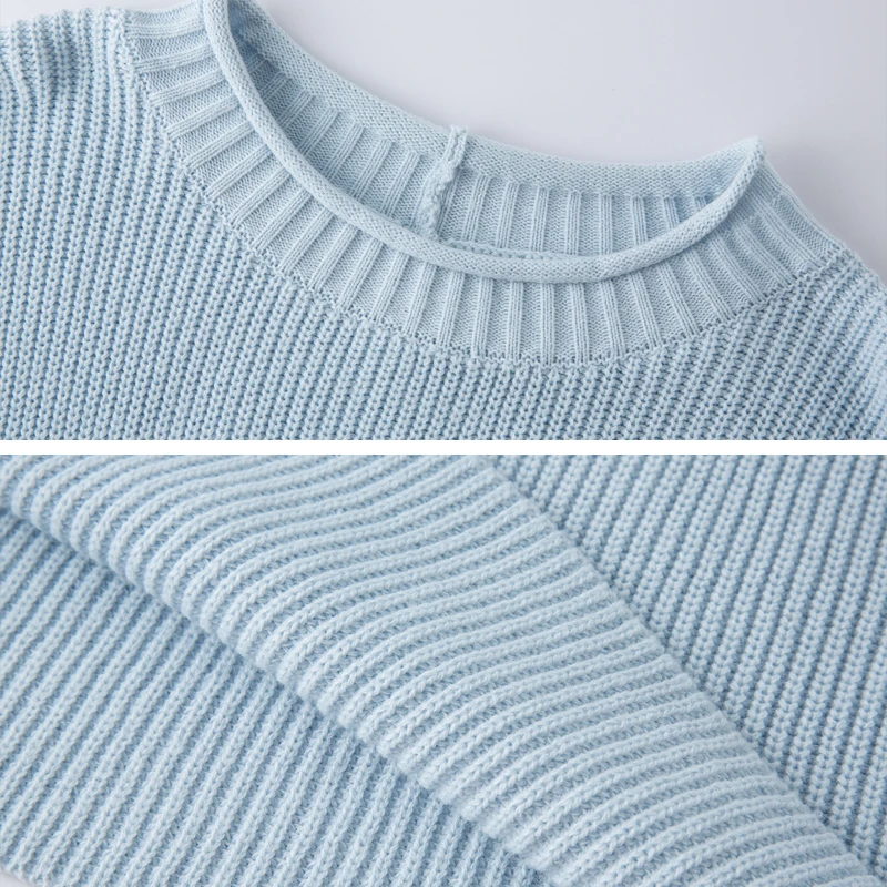 Женское вязаное платье YNZZU повседневное шерстяное платье-свитер свободного