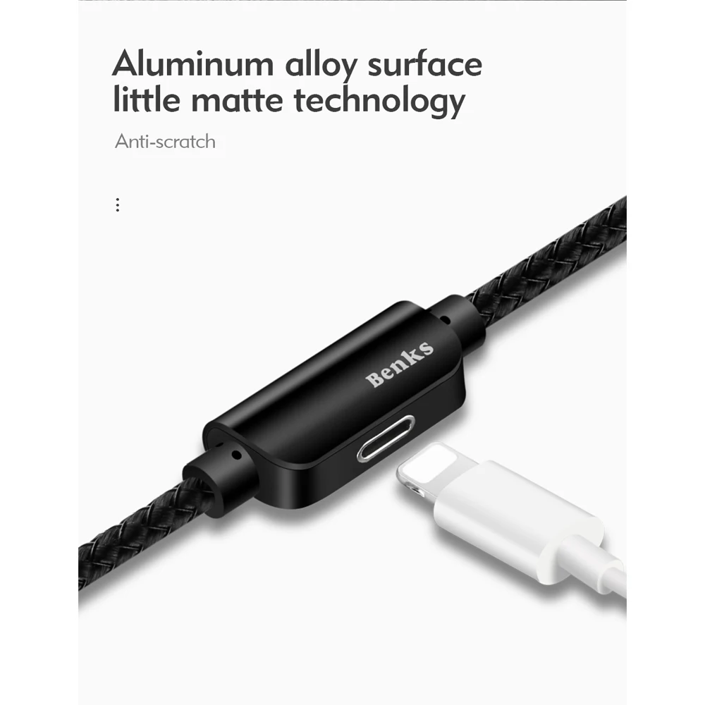 Support iOS 10.3 above Micro USB To For Lightning Aux Audio Adapter Cable iPhone X 8 7 Plus Charging &amp Listening Answer Call | Мобильные