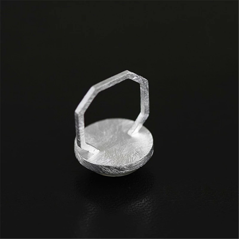 Lotus Fun реальные 925 Серебро Природный кристалл ручной Творческий дизайнер