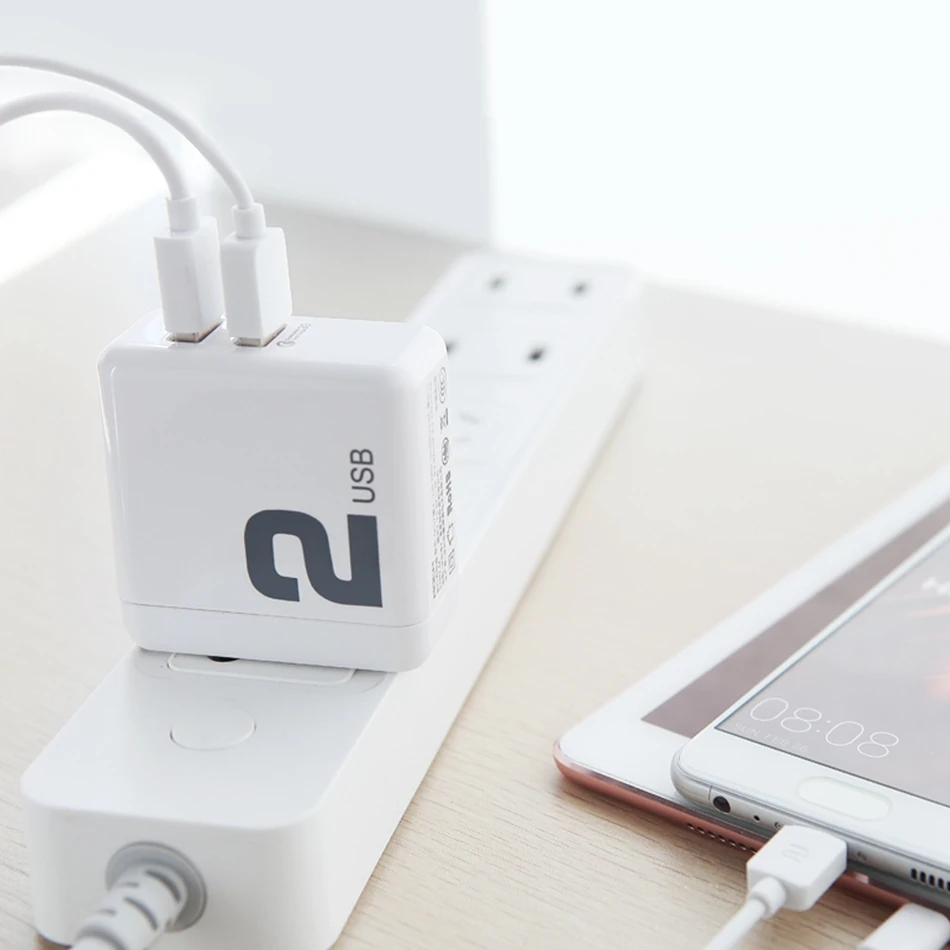 QC3.0 быстрое двойное зарядное устройство USB, ROCK 30 Вт Быстрая зарядка 3,0 зарядное устройство для мобильных телефонов для samsung/Xiaomi/huawei FCP Быстрая зарядка QC2.0