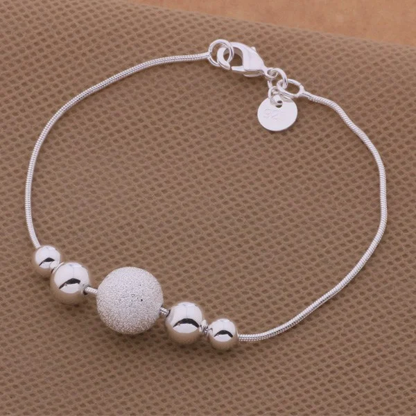 Красивый модный посеребренный очаровательный браслет Великолепные Ювелирные