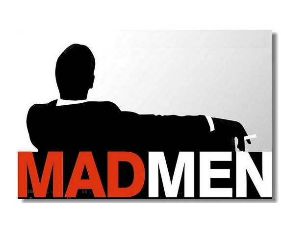 Новый пользовательский безумцы ТВ серии классический декор дома модный