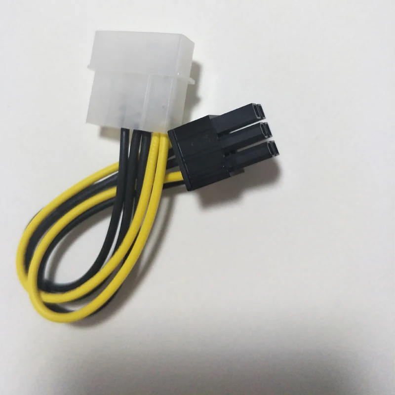 5 шт. кабель питания PCI E 6 контактный разъем для Molex 4 разветвитель Express