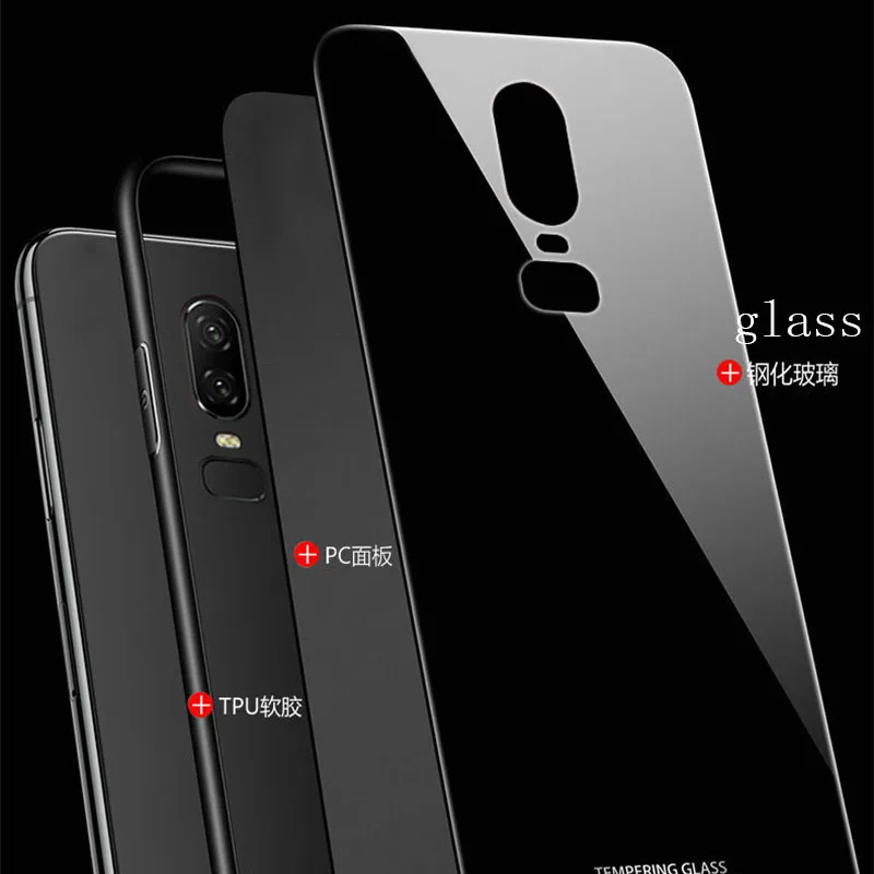 YueTuo glass mirror case for oneplus 5t 6 t 6t 7 pro one plus 7pro silicone silicon hard back coque tpu phone cover Accessories | Мобильные