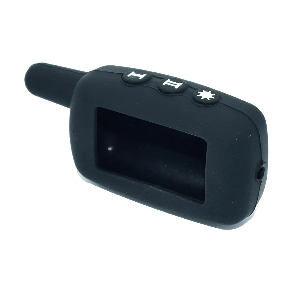 

Силиконовый чехол для ключей StarLine А4 A6 A8 A9 V5 24 В, русский двусторонний автомобильный брелок с сигнализацией, ЖК-передатчик, крышка с дистанционным управлением