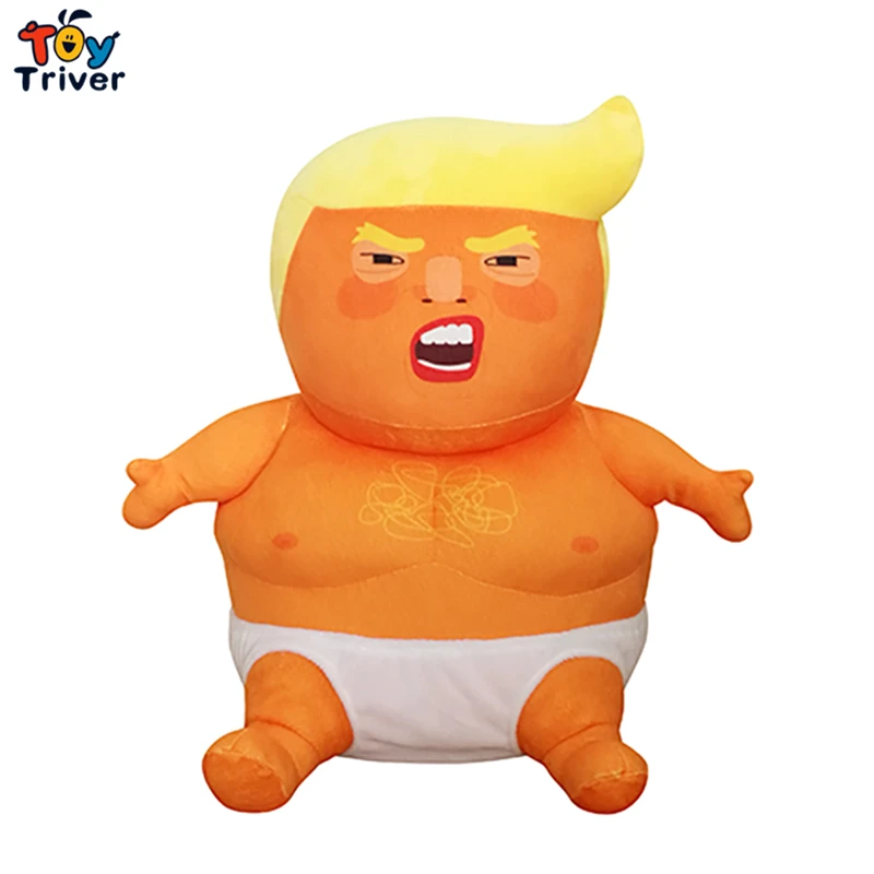 Дональд Трамп Плюшевые игрушки Мягкая кукла США президент смешная модель
