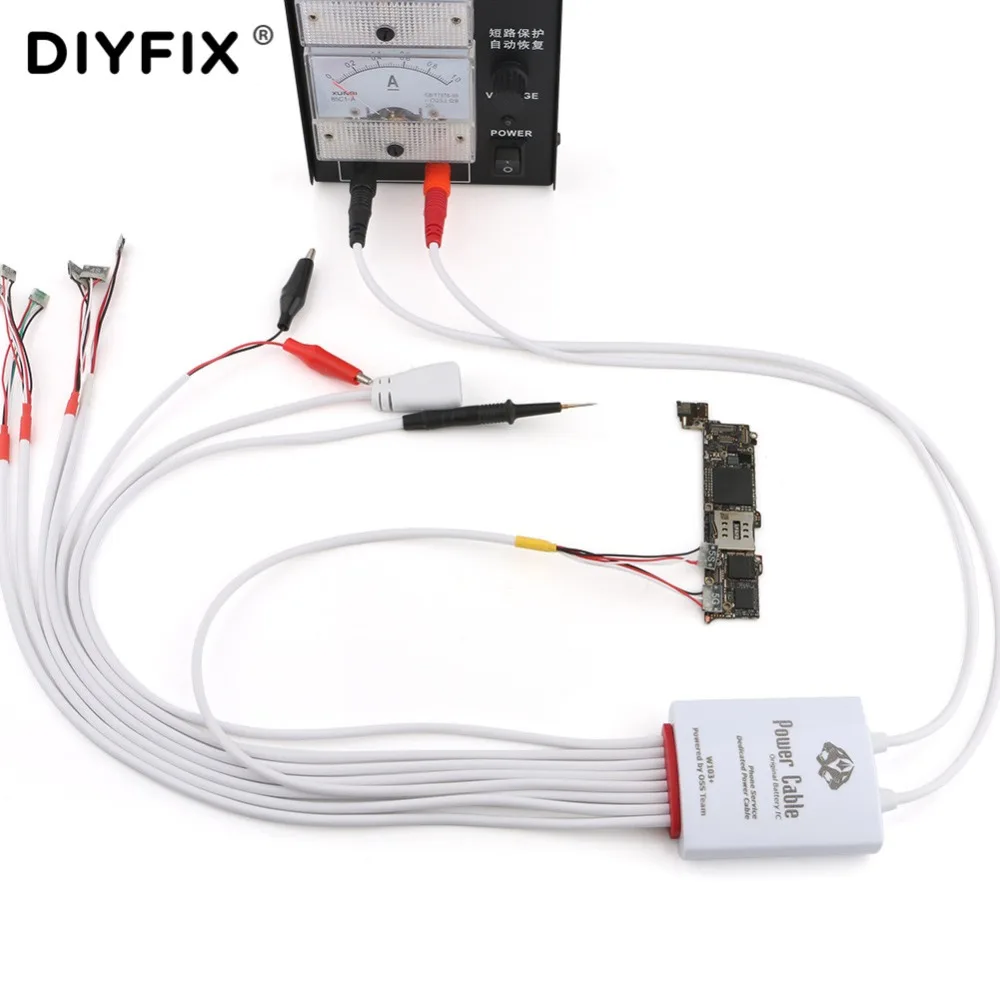 DIYFIX DC кабель питания профессиональный телефон специализированный силовой тест кабельный трос для iPhone логическая плата зарядный провод ручные инструменты